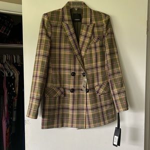 Pinko NWT SP23 designer trendy blazer!! Pink and green. Just purchased in Italy
